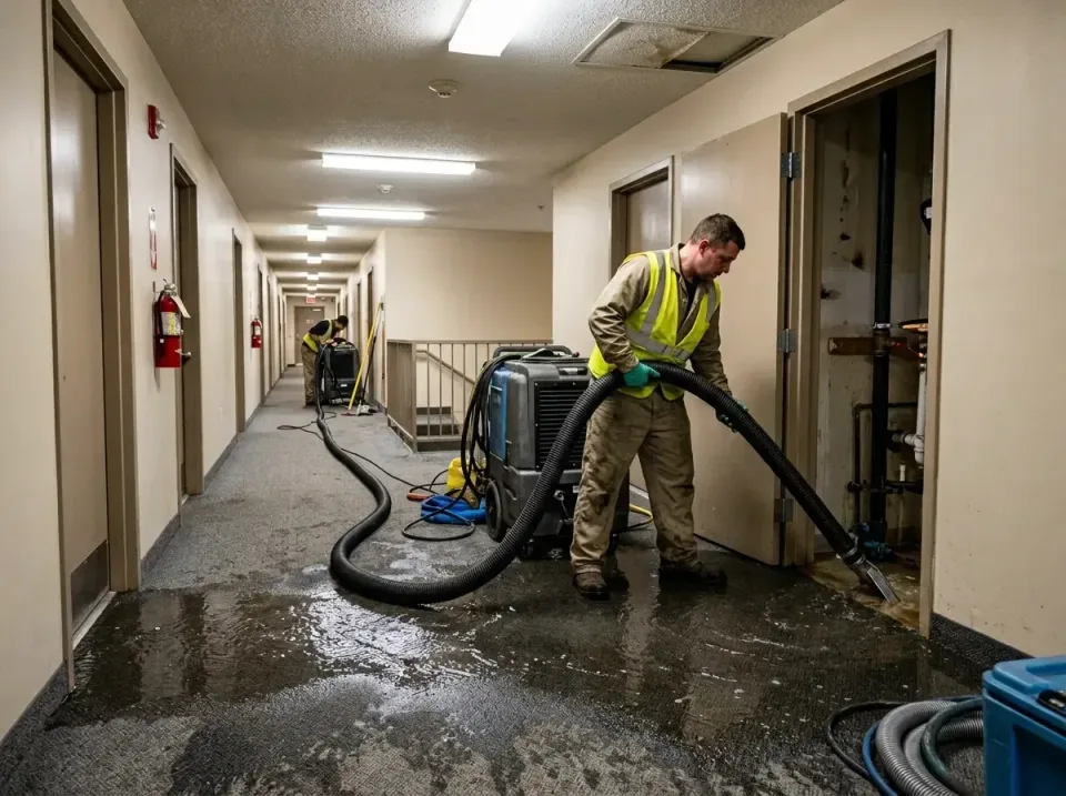 multi-unit-apartment-hallway-f-005 — frequently asked questions, Emergency Burst Pipe Water Extraction & Removal in Inglesid…